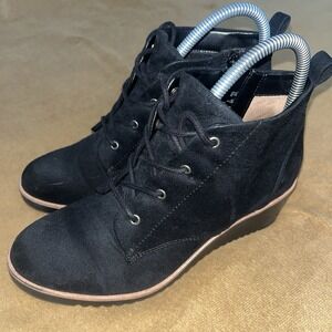 Abella True Comfort Women Professional Wedge‎ Shoe Black Size 6 M Shoes Business